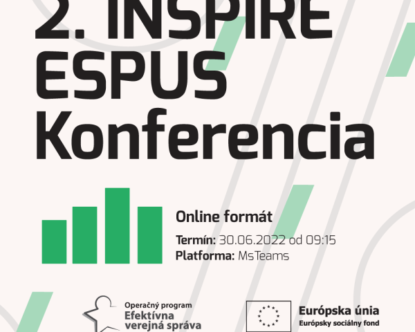 Pozvánka na 2. INSPIRE ESPUS Konferenciu