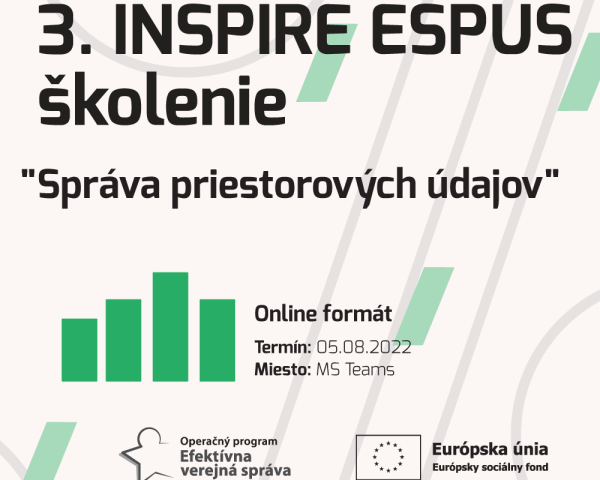 Pozvánka na 3.INSPIRE ESPUS Školenie