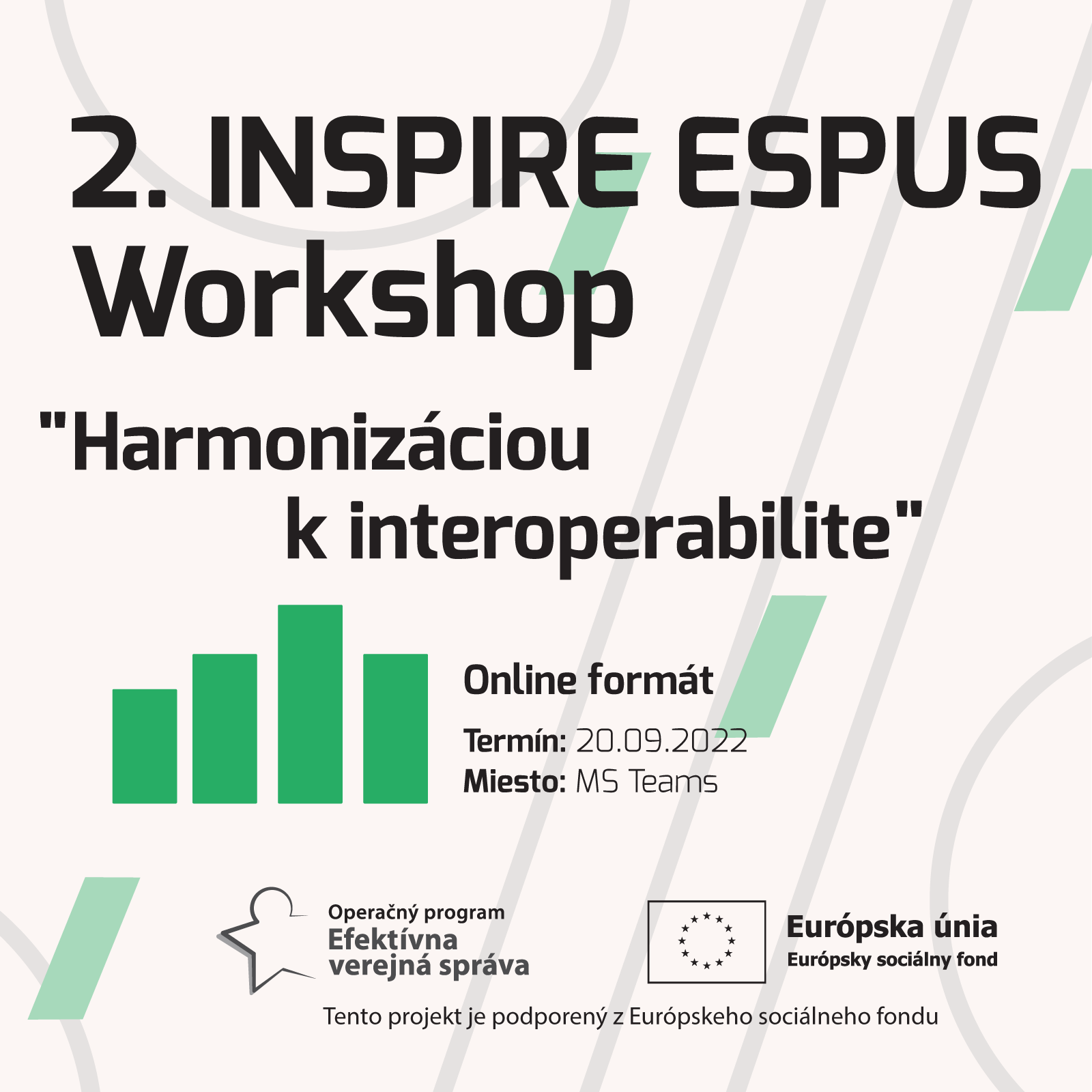Ministerstvo životného prostredia SR organizovalo 20.09.2022 2.workshop v rámci projektu ESPUS: Harmonizáciou k interoperabilite. Príspevok poskytuje výstupy z tohto podujatia.