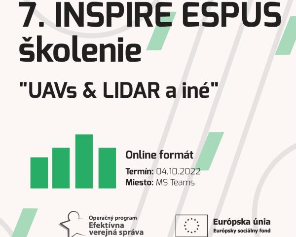 Výstupy 7.INSPIRE ESPUS Školenia "UAVs & LIDAR a iné"