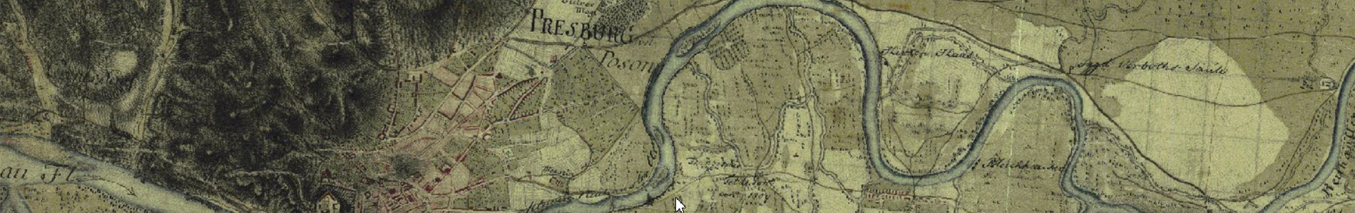 Zbierka rôznych historických máp z 18.-20. storočia vyhotovené v rozličných mierkach a kartografických zobrazeniach.