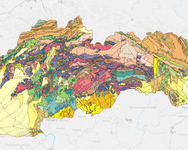 Geologické mapy - výber