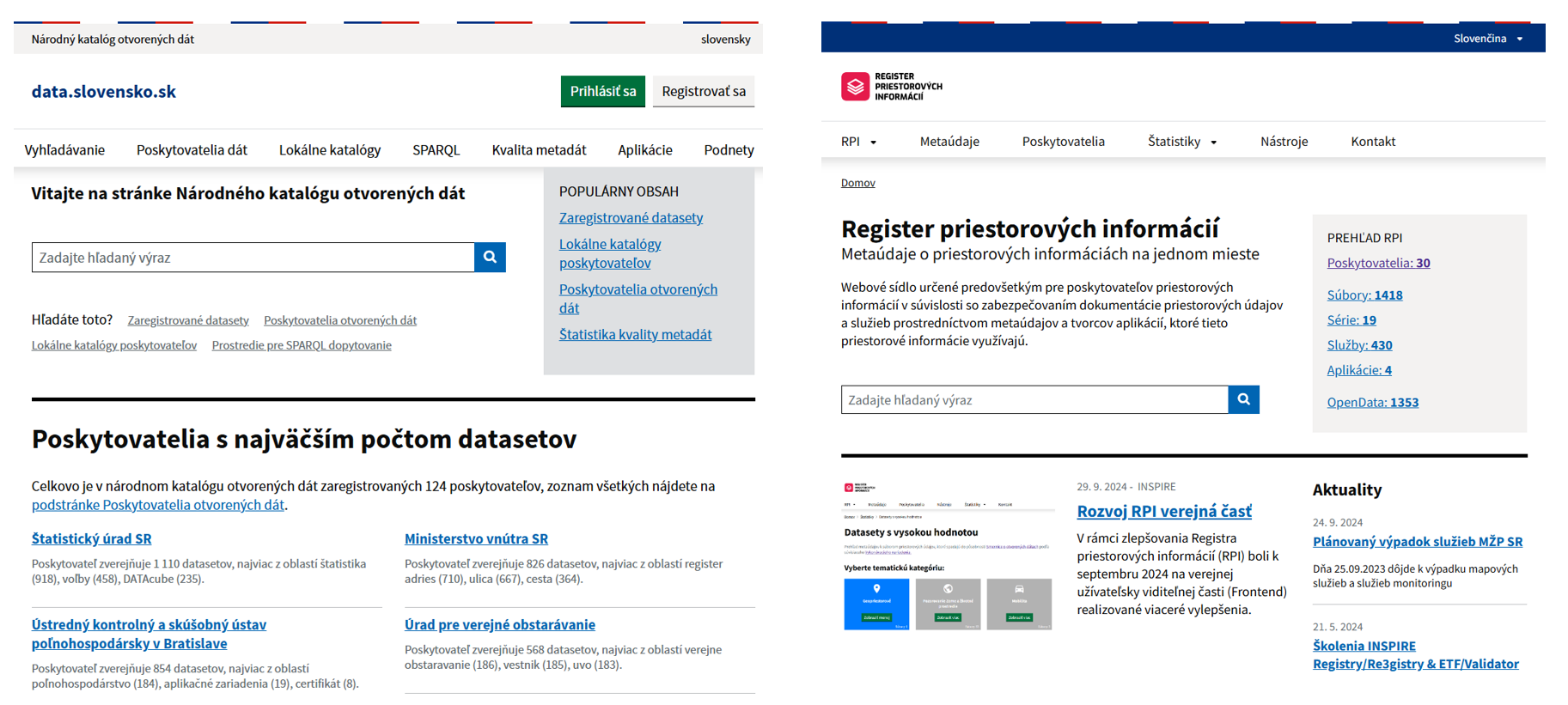 Integrácia NKOD a RPI