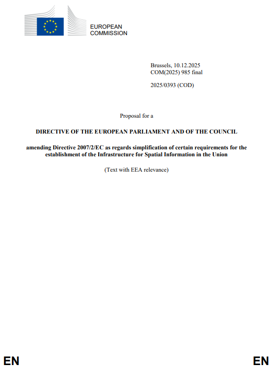 Ilustračný obrázok Úvodný návrh zjednodušenia smernice INSPIRE