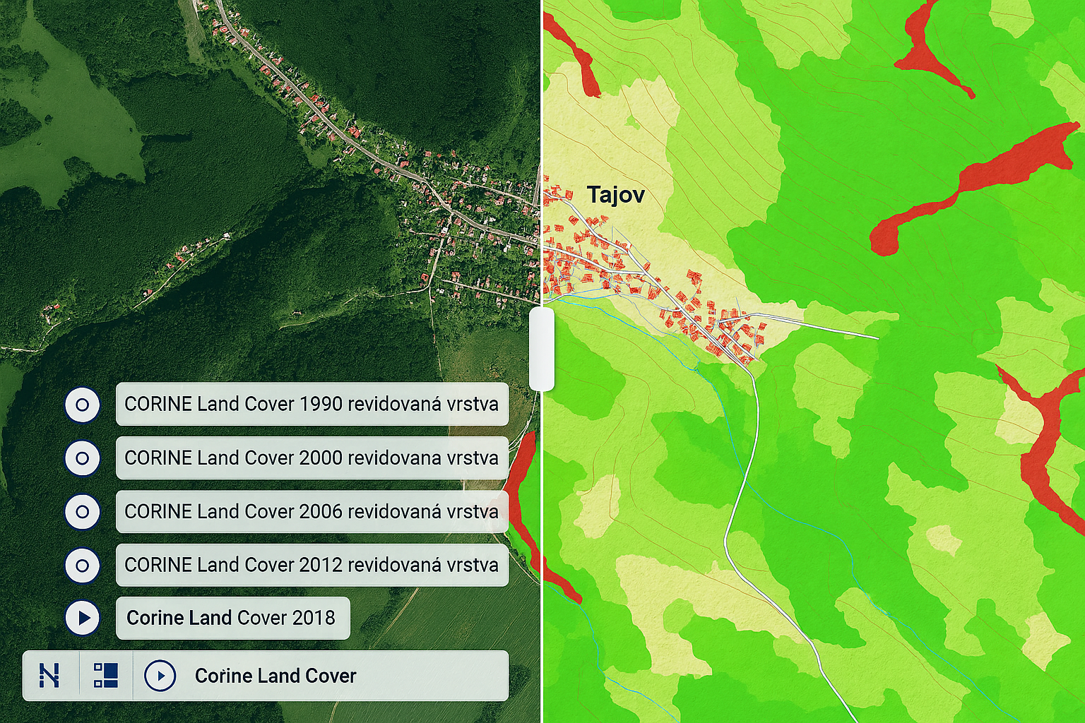 Ilustračný obrázok Novinky Národného geoportálu 2026