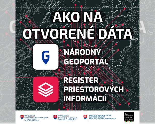 Ako na otvorené dáta: Národný Geoportál & Register priestorových informácií